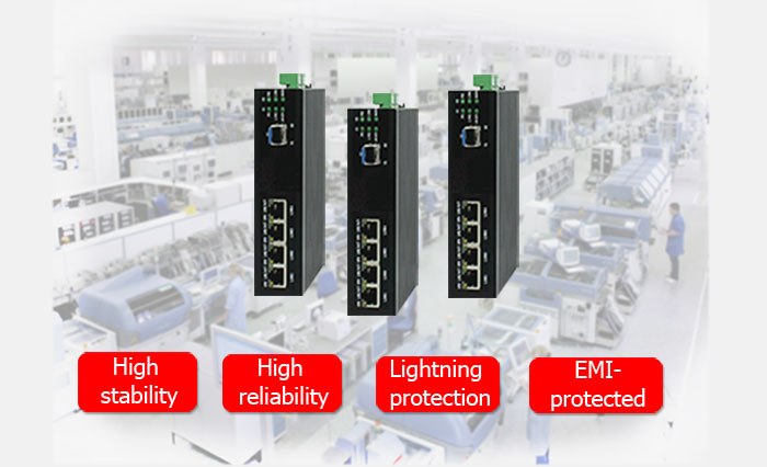 BM-IES04G Industrial Unmanaged Gigabit Ethernet Switch