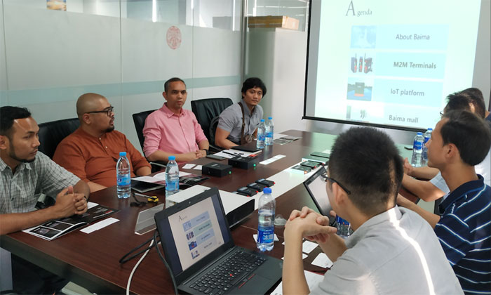 Malaysia's well-known IoT App Company visited Baima