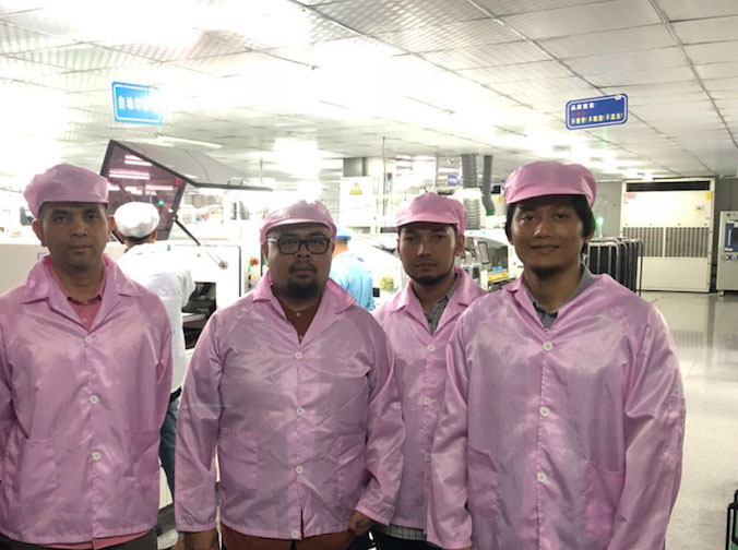 Malaysia Customers Visited Production visit