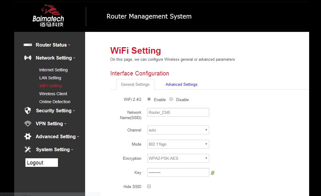 How to set WIFI for BMR400 industrial grade router