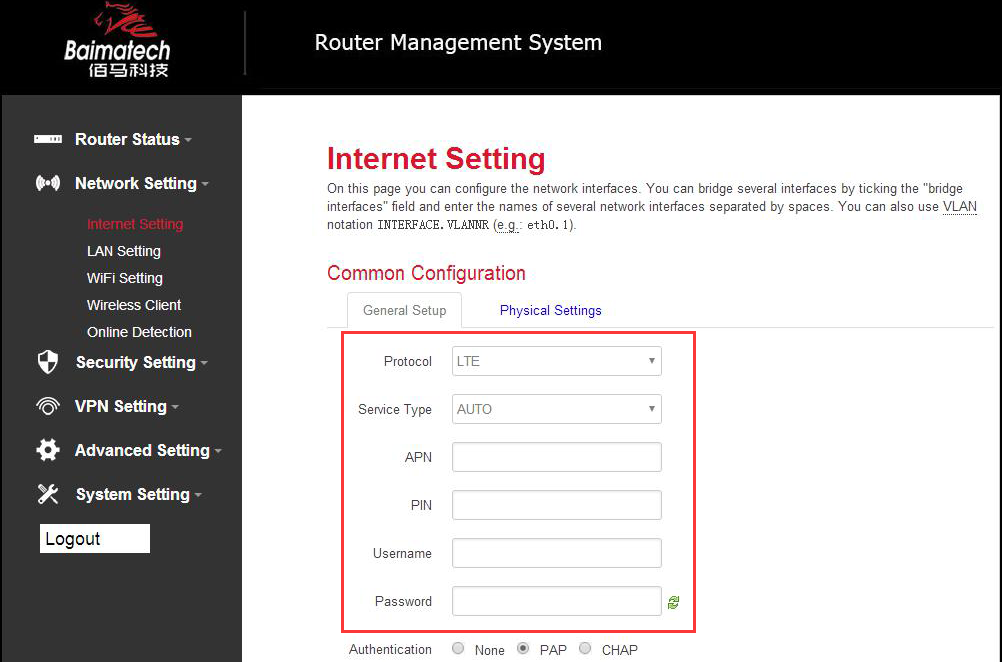 Installation steps for industrial grade routers using APN cards (APDN private network cards)