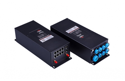 BMG8200 gateway is an intelligent gateway for intelligent road lamp pole. It is equipped with 7 LAN ports, 1 WAN port, 4 POE power supply channels, 2 kilomega optical ports, etc.