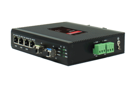 BM-IES104G is an Ethernet conversion device between electrical interface and optical interface. It has 4 x 10/100/1000M Ethernet ports and 1 x gigabit optical port. Used in industrial fields to realize interconnection between multiple motherboard servers, repeaters, hubs, terminals and multiple terminals.