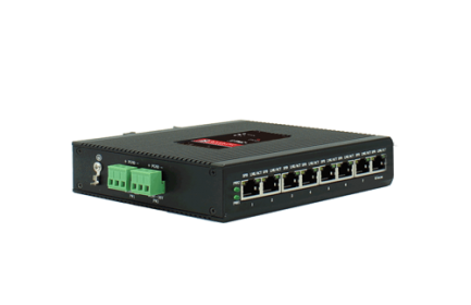 BM-IES08 industrial Ethernet switch, with 8 x 10/100M industrial Ethernet ports. Stable, reliable and safe for long-term use in a variety of harsh environment (such as high temperature, low temperature, dust, electromagnetic interference, etc.)